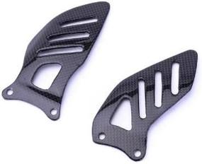 img 4 attached to 🏍️ Top-rated CBSU-75006-HGD Carbon Fiber Heel Guards for Suzuki GSXR 600 750 2006 – 2009