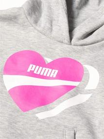 img 3 attached to PUMA Girls Pullover Hoodie Black Girls' Clothing ~ Active