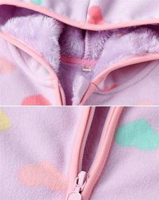 img 2 attached to Toddler Fleece Hoodie Jacket Outerwear Apparel & Accessories Baby Boys best: Clothing