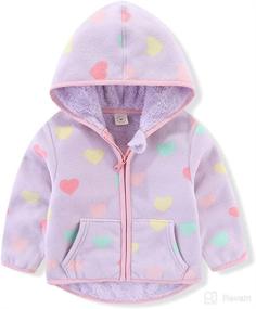 img 4 attached to Toddler Fleece Hoodie Jacket Outerwear Apparel & Accessories Baby Boys best: Clothing