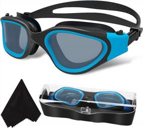 img 4 attached to WIN.MAX Поляризованные очки для плавания: Антизапотевание, защита от УФ-лучей и четкое зрение для мужчин, женщин и подростков
