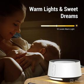 img 2 attached to Fitniv White Noise Machine with Adjustable Baby Night Light for Quality Sleep, 14 High Fidelity Sleep Soundtracks, Timer and Memory Feature, Plug-in Sound Machine for Infants, Children, and Adults