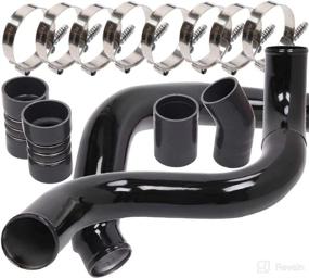 img 4 attached to 🚀 Ford 6.0L CAC Intercooler Pipe Boot Kit for Turbo Intercooler - Improved Performance for Ford F250 F350 F450 F550 (Black)