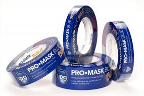 img 2 attached to IPG 9533-2 ProMask Blue With BLOC-It, Premium 14-Day Masking Tape, 1.88" X 60 Yd, Blue, (Single Roll)