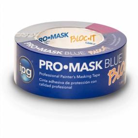 img 4 attached to IPG 9533-2 ProMask Blue With BLOC-It, 14-дневная малярная лента премиум-класса, 1,88 "х 60 ярдов, синяя, (один рулон)