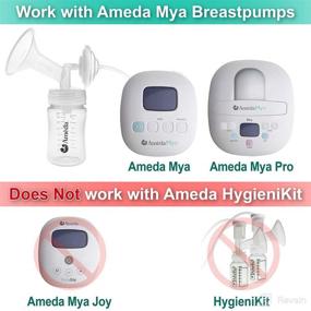 img 3 attached to 🦆 Nenesupply Duckbill Valves - Compatible with Ameda MYA and Ameda MYA Pro Breastpumps. Replacement Kit - Ameda MYA Pump Parts Replacements - Compatible with Ameda Flange