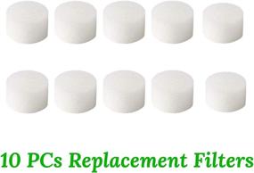 img 1 attached to 📦 10 Pack Compressor System Cool Mist Replacement Sponge Filters - 19/32 Inch Diameter (Filters10)