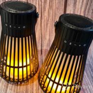 img 1 attached to Set The Mood With LED Flame Tiki Torch Outdoor Bluetooth Speakers - Waterproof, Wireless, And HD Audio - Perfect For Parties And Atmosphere - 2 Pack review by Alejandro Dabney
