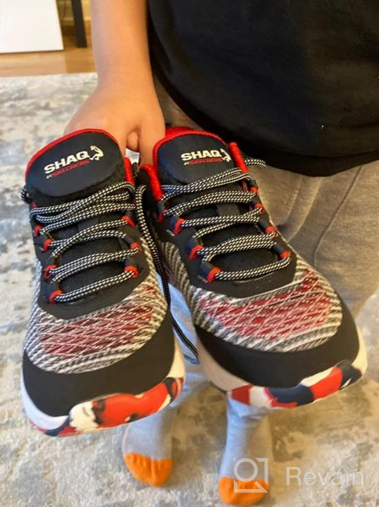 img 1 attached to 👟 Skechers Unisex Kids' Shaq Durafusion Sneaker review by Jason Laney