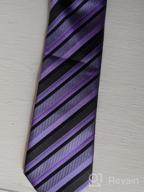 img 1 attached to Elfeves Men'S Modern Striped Patterned Formal Ties College Daily Woven Neckties review by Craig Sexton