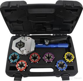 img 4 attached to 💪 Efficient Mastercool Blue 71500-A Hydra-Krimp AC Hose Crimper in Black: A Powerful Solution for Secure Hose Crimping