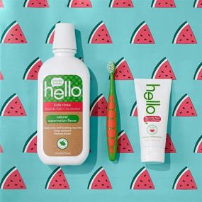 img 2 attached to Discover the Refreshing Flavor of Hello Oral Care Watermelon Toothpaste