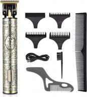 профессиональные машинки для стрижки волос для мужчин: аккумуляторная беспроводная машинка для стрижки с т-образным лезвием для мелкой стрижки логотип