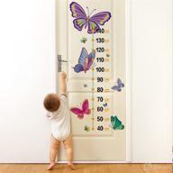 butterfly removable measurement decorations stickers logo