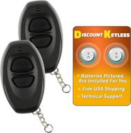 90-97 toyota keyless entry remote key fob dealer installed systems rs3000 bab237131-022, 08191-00922 - black - 2 pack: shop now! logo