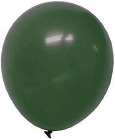 img 1 attached to Pack Of 10 Dark Green Latex Balloons In Size 12" For Improved SEO