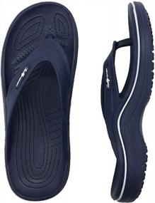img 2 attached to Stay Comfortable And Active With LUFFYMOMO Men'S Arch Support Sport Sandals