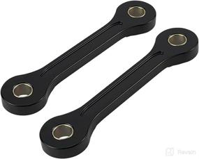 img 2 attached to 🔗 NICECNC Black Rear Lowering Links Lower Kit for Suzuki DRZ400 & Kawasaki KLX400 - 7CM/2.76inch | Compatible with Multiple Year Models 2000-2019