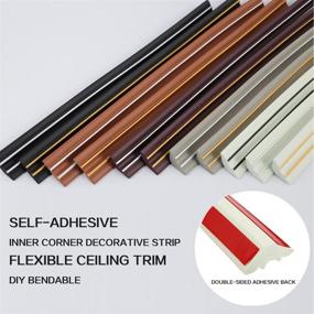 img 2 attached to ZEYUE Self Adhesive Flexible Baseboard Countertops Cleaning Supplies