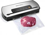 pickwill 80kpa automatic food vacuum sealer with starter bags & rolls, dry/moist modes, built-in cutter, compact design for easy use logo