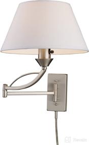 img 1 attached to 🔦 Elk 17016/1, 12W x 17D x 24H, Satin Nickel Wall Sconce for Enhanced SEO