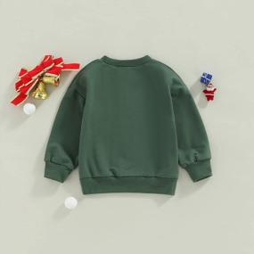 img 2 attached to 2-3T Christmas Tree B Green Toddler Baby Boy Girl Pullover Sweater Fall Winter Outfit