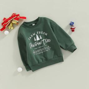 img 3 attached to 2-3T Christmas Tree B Green Toddler Baby Boy Girl Pullover Sweater Fall Winter Outfit