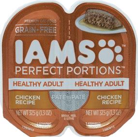 img 2 attached to 🐱 Iams Perfect Portions Grain Free Pate Cuts in Gravy Cat Food Variety Pack - 8 Can Sampler, 4 Flavors: Indoor Chicken, Chicken, Salmon, Indoor Tuna (2.6 Ounces) with Bonus Toy and Fun Animal Facts Booklet Bundle