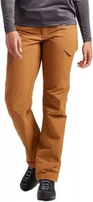 img 4 attached to TRUEWERK Women's Utility Pants - T2 WerkPants, водонепроницаемые, свободного кроя, рабочие брюки-карго, растягивающиеся в 4 направлениях