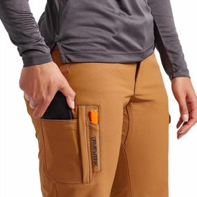 img 1 attached to TRUEWERK Women's Utility Pants - T2 WerkPants, водонепроницаемые, свободного кроя, рабочие брюки-карго, растягивающиеся в 4 направлениях