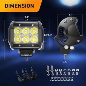 img 3 attached to Upgrade Your Off-Road Lighting With GOOACC LED Pods And Wiring Harness