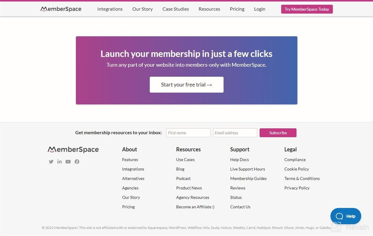 img 1 attached to MemberSpace review by Joseph Whiteman