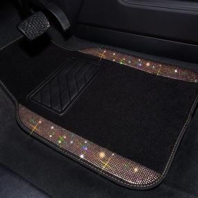 img 3 attached to CAR PASS Bling Rhinestones Diamond Car Floor Mat