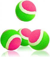 kids outdoor toss and catch ball game - upgraded with replacement balls for 3-10 year old boys & girls logo