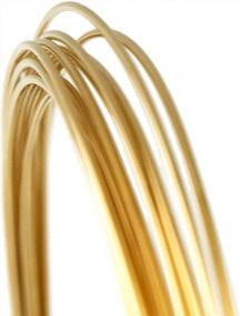 img 1 attached to 5FT Round Dead Soft 18 Gauge 14/20 Gold Filled Wire For Jewelry Making