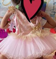 img 1 attached to BAOHULU Leotards Skirted Princess B094_DiamondPink_M review by Elizabeth Sautner