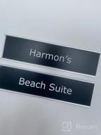 img 1 attached to Customizable Office Name Plate Holders For Wall Or Desk, Accommodates Standard 2X8, 2X10 Or 2X12 Sizes, Available In Various Colors And Styles review by Robert Corral