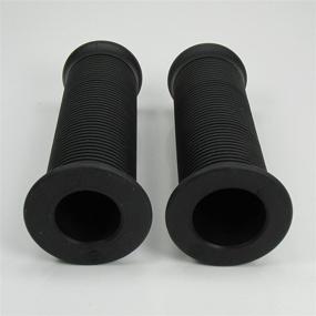 img 2 attached to Ribbed Rubber Motorcycle Handlebars Exterior Motorcycle & Powersports