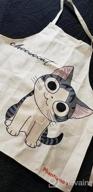 img 1 attached to Cute Cartoon Cat Apron For Kids - Japanese Style Cotton Kitchen Baking Apron By Phantomon review by Henry Hunter