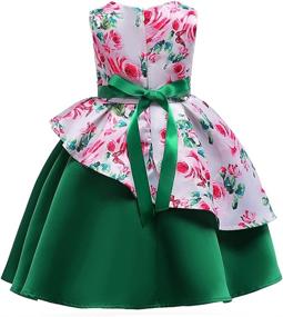 img 3 attached to 👑 Stylish and Enchanting Princess Sleeveless Halloween Dresses for Girls - NSSMWTTC Girls' Clothing Collection