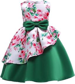 img 4 attached to 👑 Stylish and Enchanting Princess Sleeveless Halloween Dresses for Girls - NSSMWTTC Girls' Clothing Collection