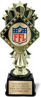 awards4u 9" custom fantasy football trophy 2022 - engraved plate included - award for winner ffl champion - customize now! logo