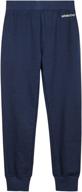 unacoo girls french terry jogger girls' clothing ~ pants & capris логотип