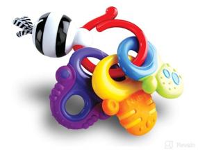 img 3 attached to 🌈 Nuby Teether Ring with Fun Keys