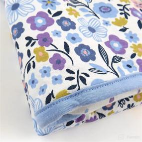 img 1 attached to Organic Cotton Reversible Baby Blanket by HonestBaby