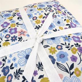 img 2 attached to Organic Cotton Reversible Baby Blanket by HonestBaby