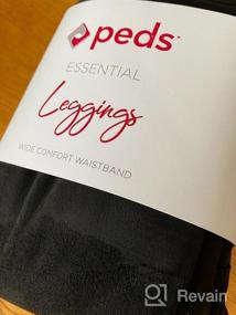 img 6 attached to Comfortable And Chic: Peds Faux Suede Leggings For Women With Wide Waistband