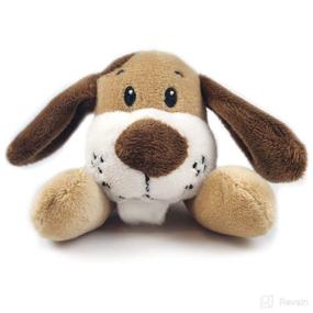 img 1 attached to 🐶 Convenient and Cute Detachable Pacifier Holder - Plush Animal & Infant Pacifier Soothie - Dog