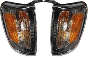 img 4 attached to 🚗 High-Quality Chrome Parking/Side Marker Light Assembly Pair for Toyota Tacoma 2001-2004 - Driver and Passenger Side