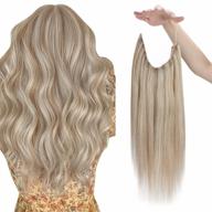 get a glowing look with sunny ash blonde highlighted hair extensions logo